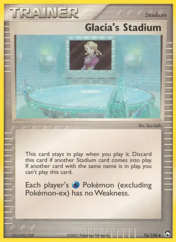 Glacia's Stadium, Pokémon card