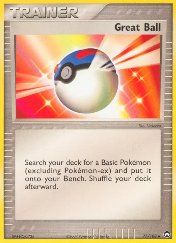 Great Ball, Pokémon card
