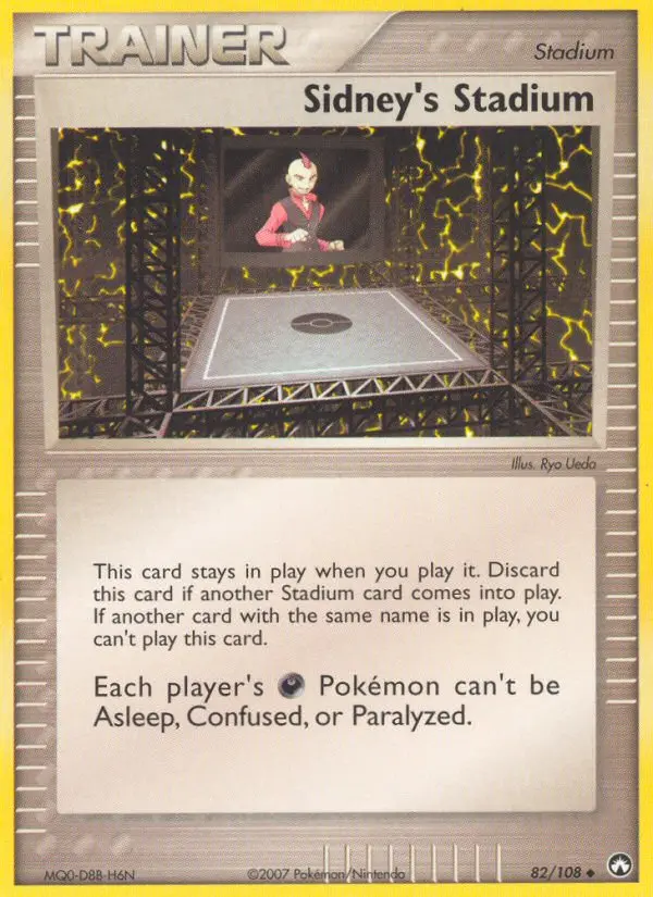Sidney's Stadium, Pokémon card