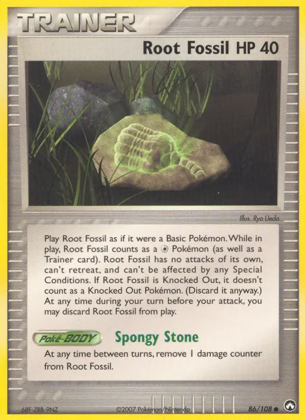 Root Fossil, Pokémon card