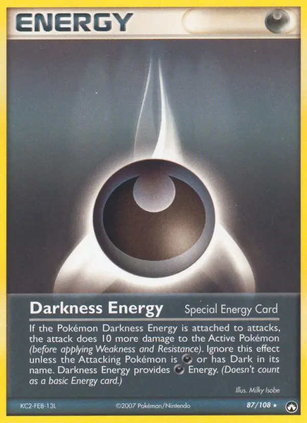Darkness Energy, Pokémon card