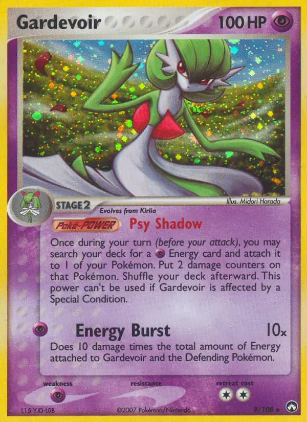 Gardevoir, Pokémon card