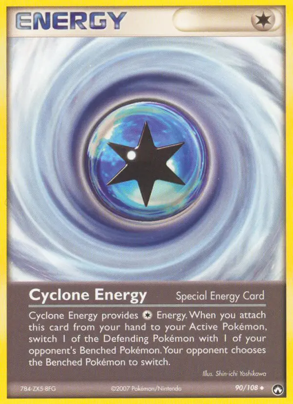 Cyclone Energy, Pokémon card