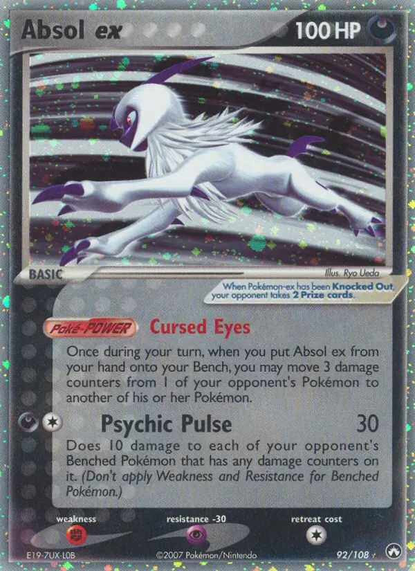 Absol ex, Pokémon card