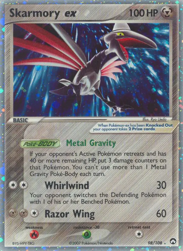 Skarmory ex, Pokémon card