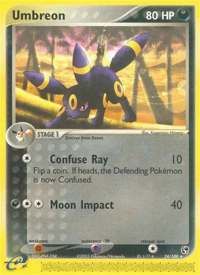 Umbreon, Pokémon card