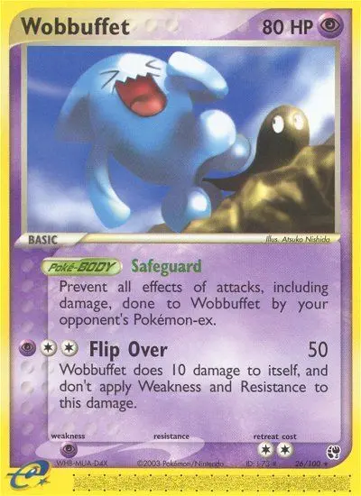 Wobbuffet, Pokémon card