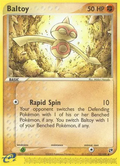 Baltoy, Pokémon card