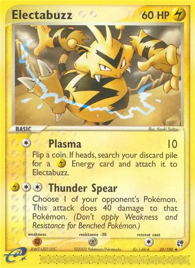 Electabuzz, Pokémon card