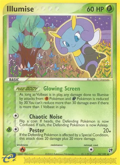 Illumise, Pokémon card