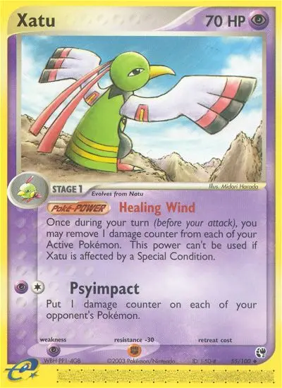 Xatu, Pokémon card