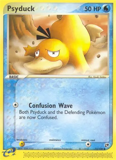 Psyduck, Pokémon card