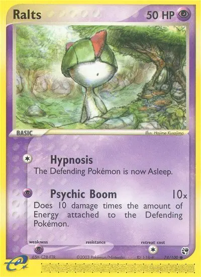 Ralts, Pokémon card