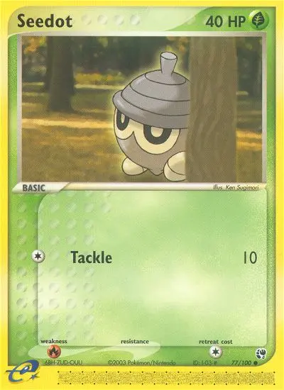 Seedot, Pokémon card