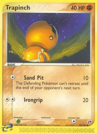 Trapinch, Pokémon card