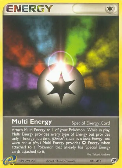 Multi Energy, Pokémon card