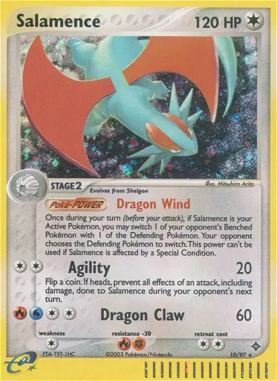 Salamence, Pokémon card