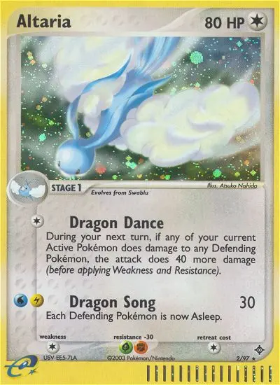 Altaria, Pokémon card