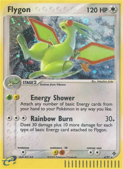 Flygon, Pokémon card