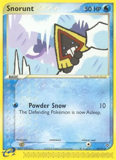 Snorunt, Pokémon card
