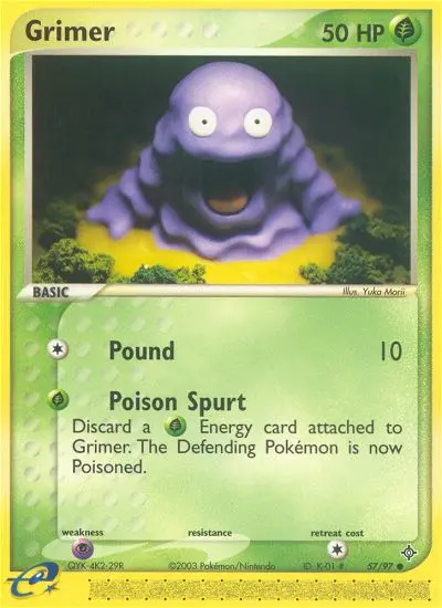 Grimer, Pokémon card
