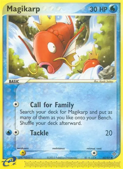 Magikarp, Pokémon card