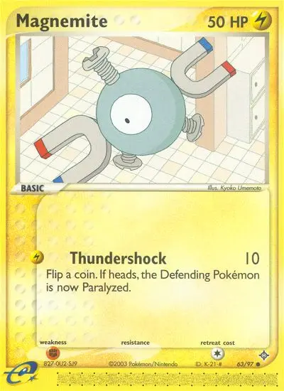 Magnemite, Pokémon card