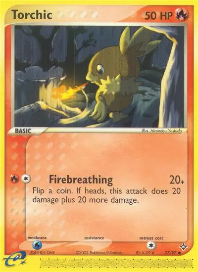 Torchic, Pokémon card