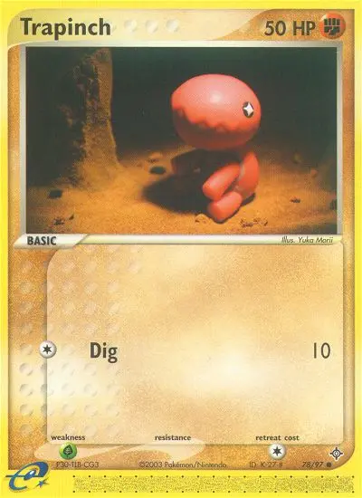 Trapinch, Pokémon card