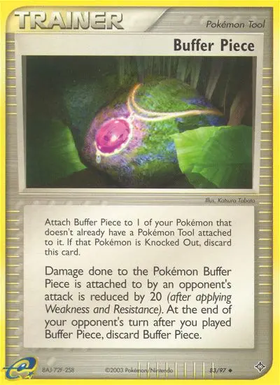 Buffer Piece, Pokémon card