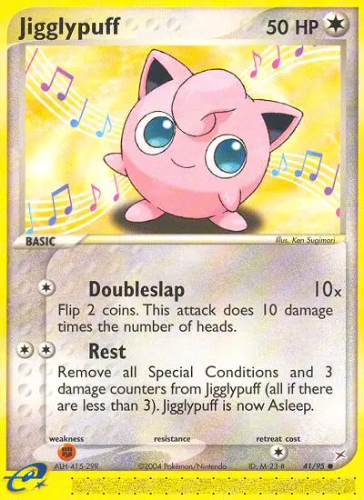 Jigglypuff, Pokémon card