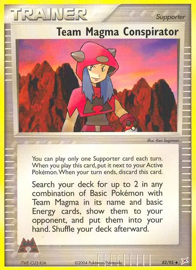 Team Magma Conspirator, Pokémon card