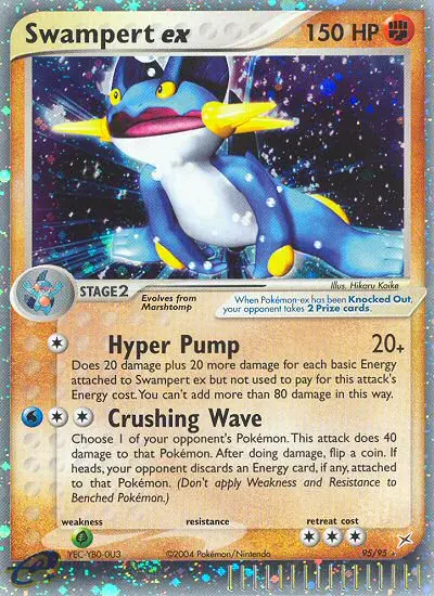 Swampert ex, Pokémon card