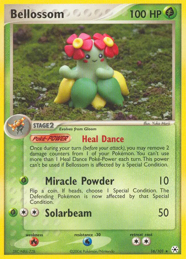 Bellossom, Pokémon card