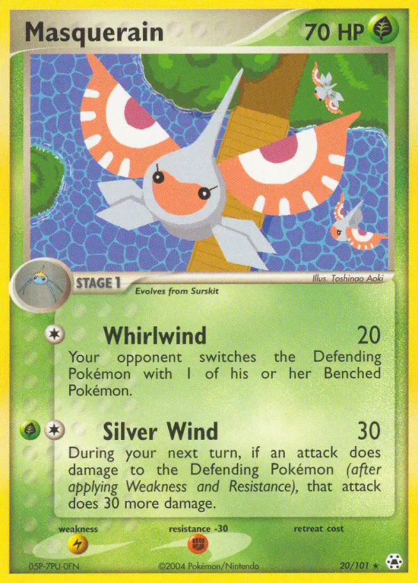 Masquerain, Pokémon card