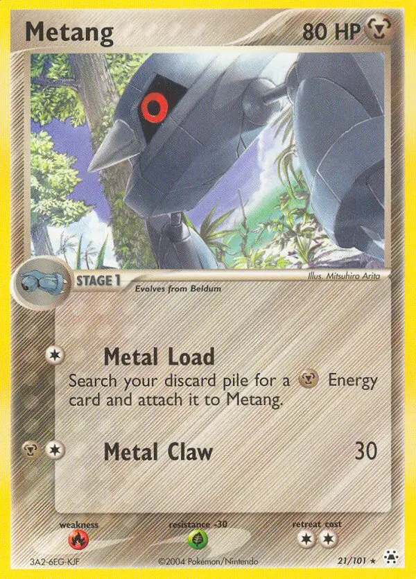 Metang, Pokémon card