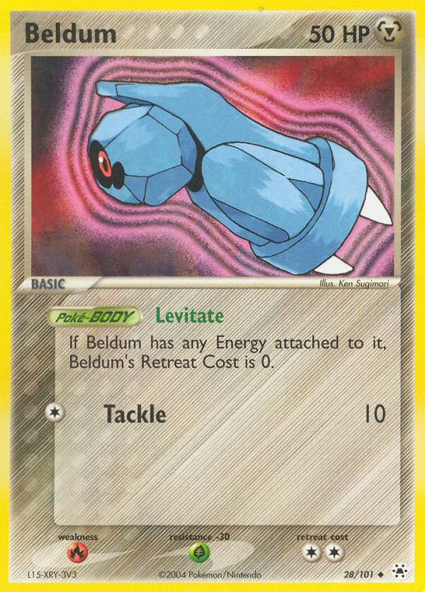 Beldum, Pokémon card