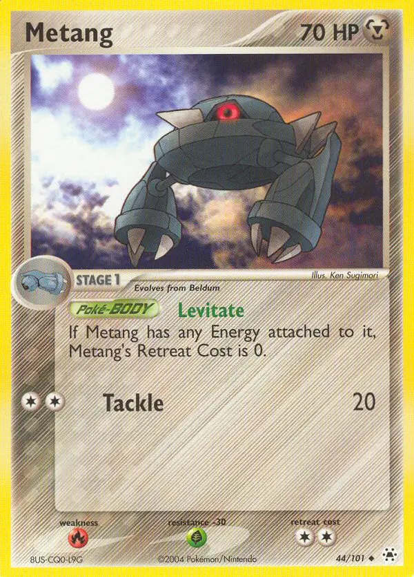Metang, Pokémon card