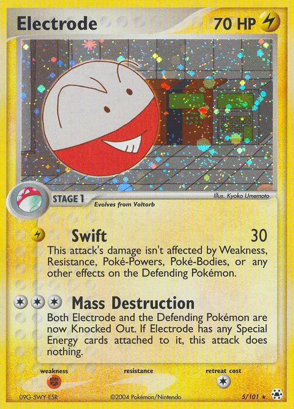 Electrode, Pokémon card