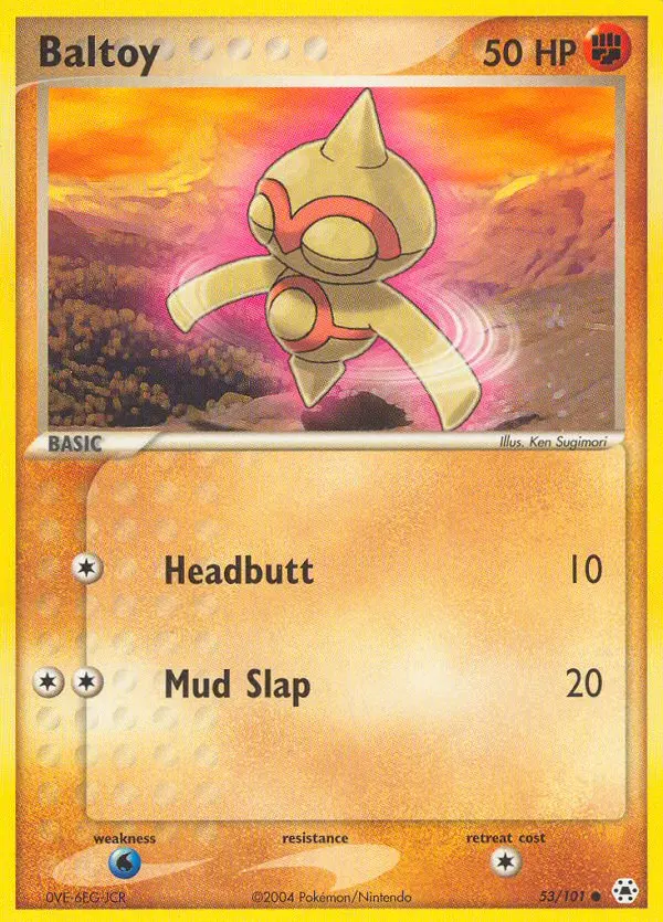 Baltoy, Pokémon card