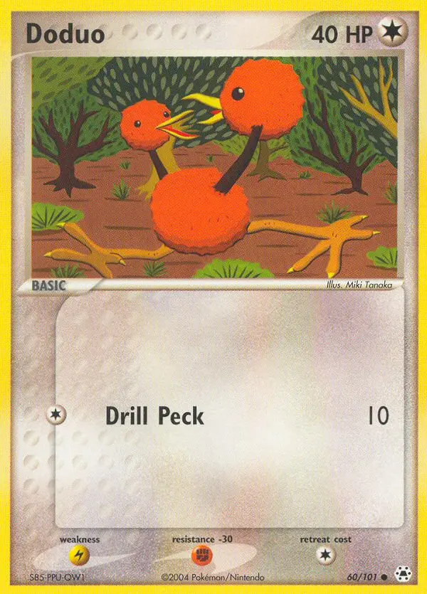 Doduo, Pokémon card