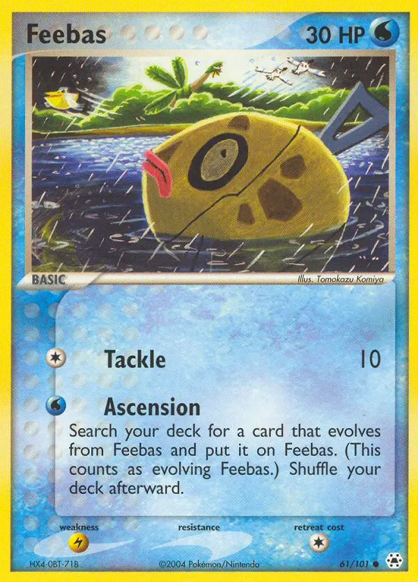 Feebas, Pokémon card