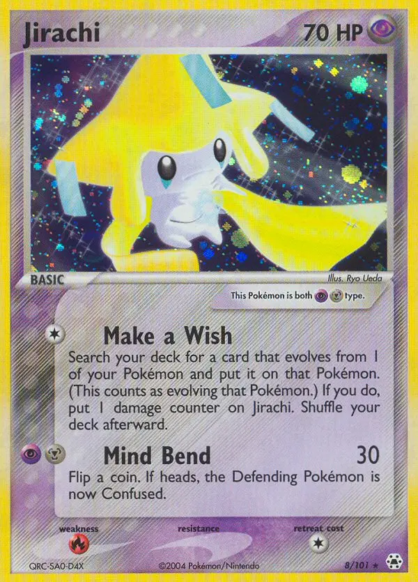 Jirachi, Pokémon card