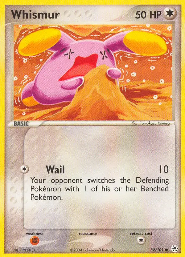 Whismur, Pokémon card