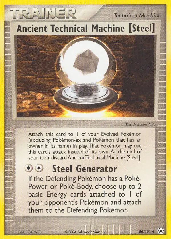 Ancient Technical Machine (Steel), Pokémon card