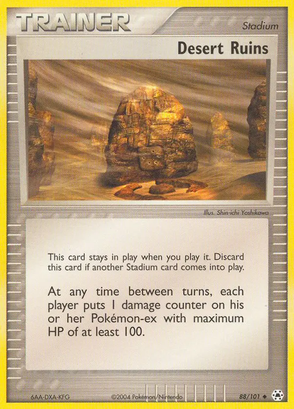 Desert Ruins, Pokémon card
