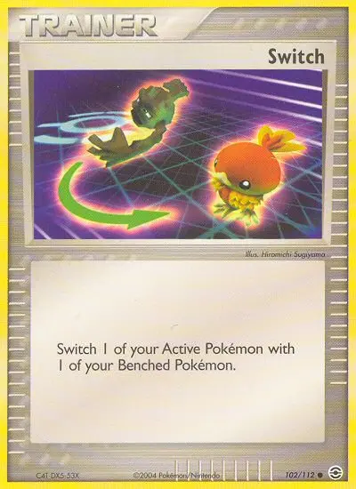 Switch, Pokémon card