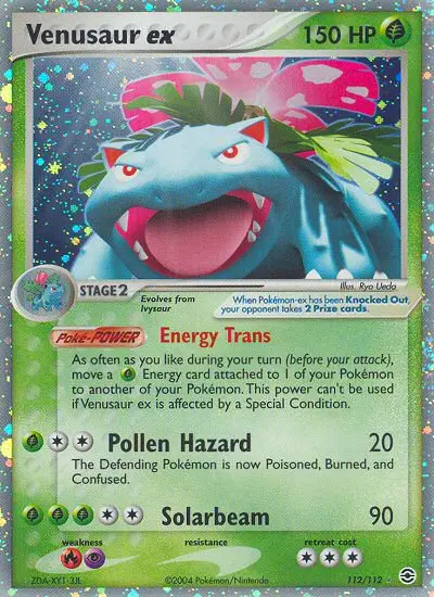 Venusaur ex, Pokémon card