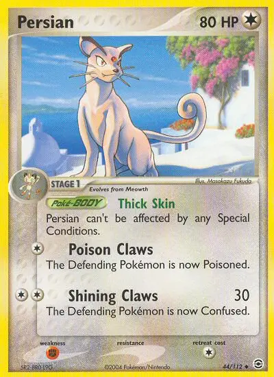Persian, Pokémon card
