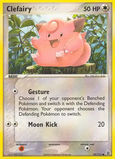 Clefairy, Pokémon card
